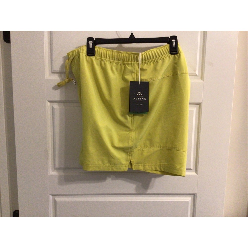 Alpine Design Mens X Large Pull On Shorts Active Green